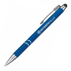 Dawson Stylus Retractable Soft Pen - dawsonstylusblue