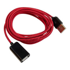 Braided Long Cable - Braided Long Cable_Red