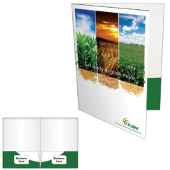 Two Glued Pocket Folder with Slits on Both Sides - FL-503B