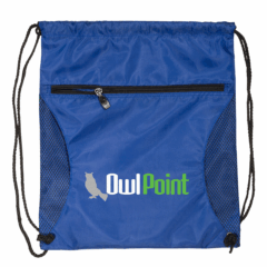 Mesh Drawstring Backpack - Mesh Drawstring Backpack 8211 Reflex Blue