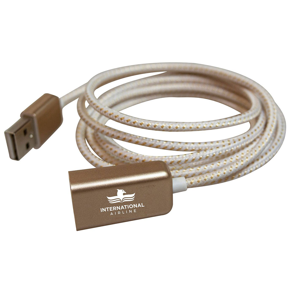 Braided Long Cable - braidedcablegold