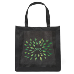 Crowne Mesh Tote Bag - crownebagsparkleimprint