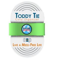 Toddy Tie Cord Organizer - toddytiegreen