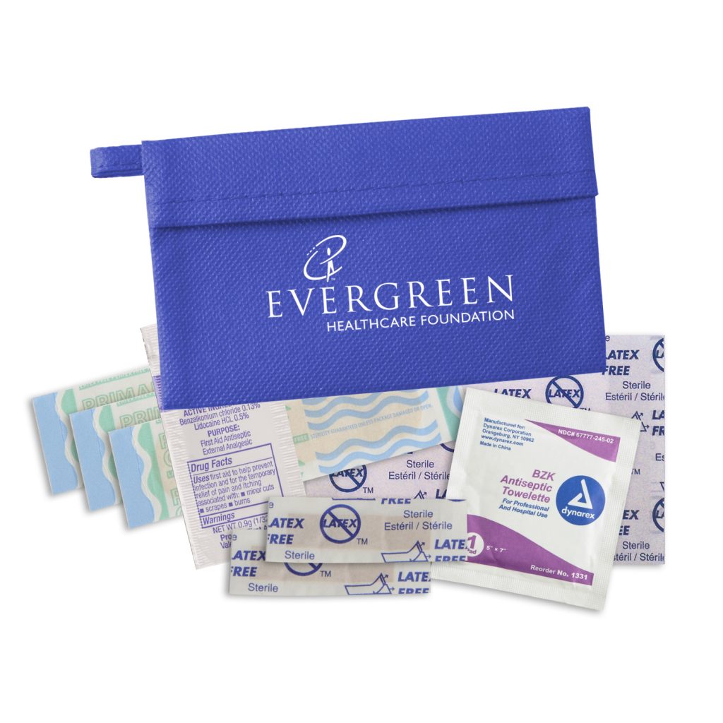 Quick Care™ Non-Woven First Aid Kit - 1511800365_3512_royal_blue_contents