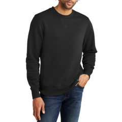 New Era® French Terry Crew - 8600-Black-1-NEA501BlackModelFront4-1200W