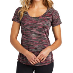 OGIO® ENDURANCE Ladies Verge Scoop Neck - 8757-FrcCorlSpc-1-LOE326FrcCorlSpcModelFront1-1200W