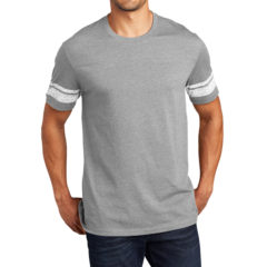 District Made® Men’s Game Tee - 8776-HtdNiWht-1-DT376HtdNiWhtModelFront2-1200W