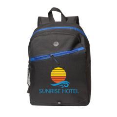 Color Zippin’ Laptop Backpack - Color Zippin8217 Laptop Backpack 8211 Black-Blue