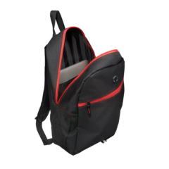 Color Zippin’ Laptop Backpack - Color Zippin8217 Laptop Backpack 8211 laptop sleeve in use
