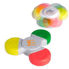 Promospinner® Tri-Highlighter - Promospinner Tri-Highlighter 8211 Spinner