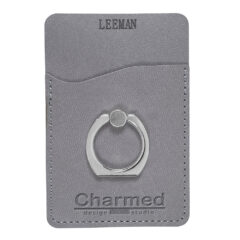 Leeman Tuscany™ Card Holder with Metal Ring Phone Stand - lg-9378_10_z_ftdeco