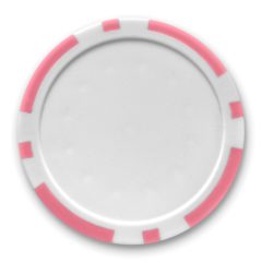 Poker Chip Ball Marker - pink