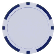 Poker Chip Ball Marker - poker blue
