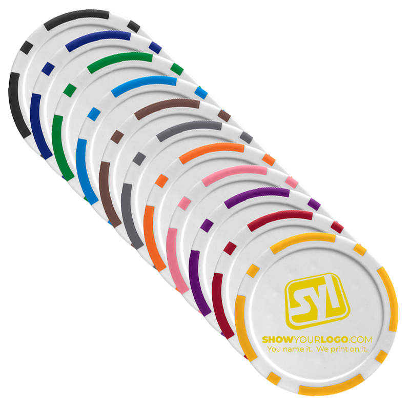 Poker Chip Ball Marker Show Your Logo