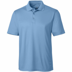 Clique Ice Pique Mens Short Sleeve Tech Polo - Clique Ice Pique Mens Short Sleeve Tech Polo 8211 Light Blue