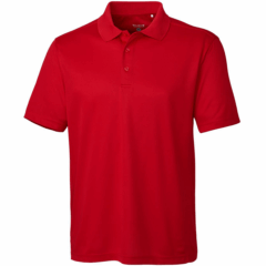 Clique Ice Pique Mens Short Sleeve Tech Polo - Clique Ice Pique Mens Short Sleeve Tech Polo 8211 Red