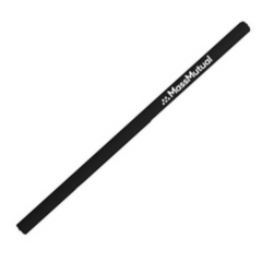 Silicone Reusable Straight Straw - Black