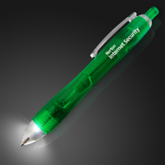 LED White Light Tip Pen - Ledlighttippengreen