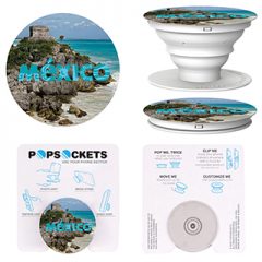 PopGrip Mobile Phone Accessory - PopSocket_WhiteGray_Primary