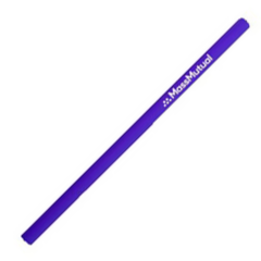 Silicone Reusable Straight Straw - Purple