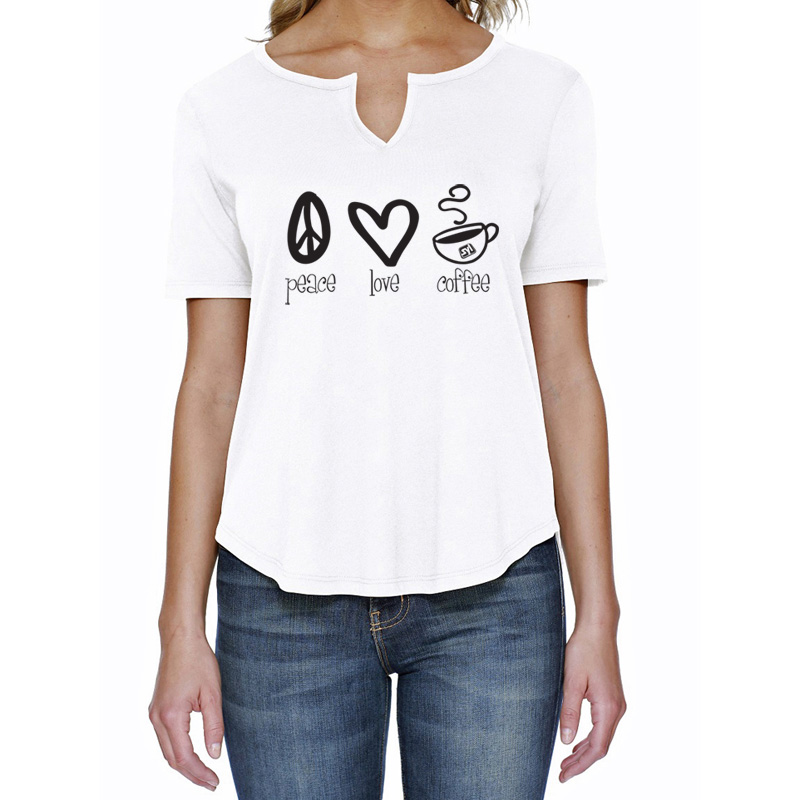 StarTee Ladies’ Slit V-Neck T-Shirt - ST1422_00_z