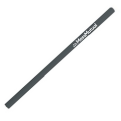 Silicone Reusable Straight Straw - dark grey