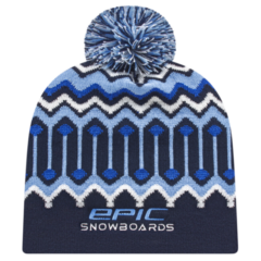 Elite Knit Beanie - elitebeaniewithpom2