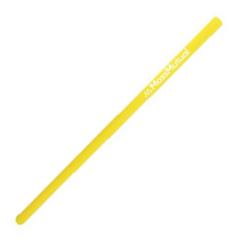 Silicone Reusable Straight Straw - gold