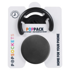 PopPack Aluminum Mobile Phone Accessory - popsocketmountalumblack02