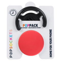 PopPack Aluminum Mobile Phone Accessory - popsocketmountalumruby02