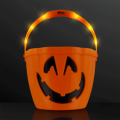 Pumpkin Light Handle Halloween Bucket - pumpkinlighthandlebucket