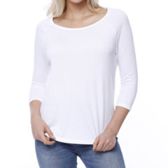 StarTee Ladies’ CVC Long-Sleeve Raglan T-Shirt - st1475_00_z