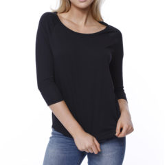 StarTee Ladies’ CVC Long-Sleeve Raglan T-Shirt - st1475_51_z