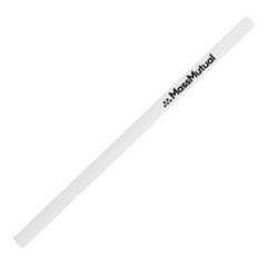 Silicone Reusable Straight Straw - white