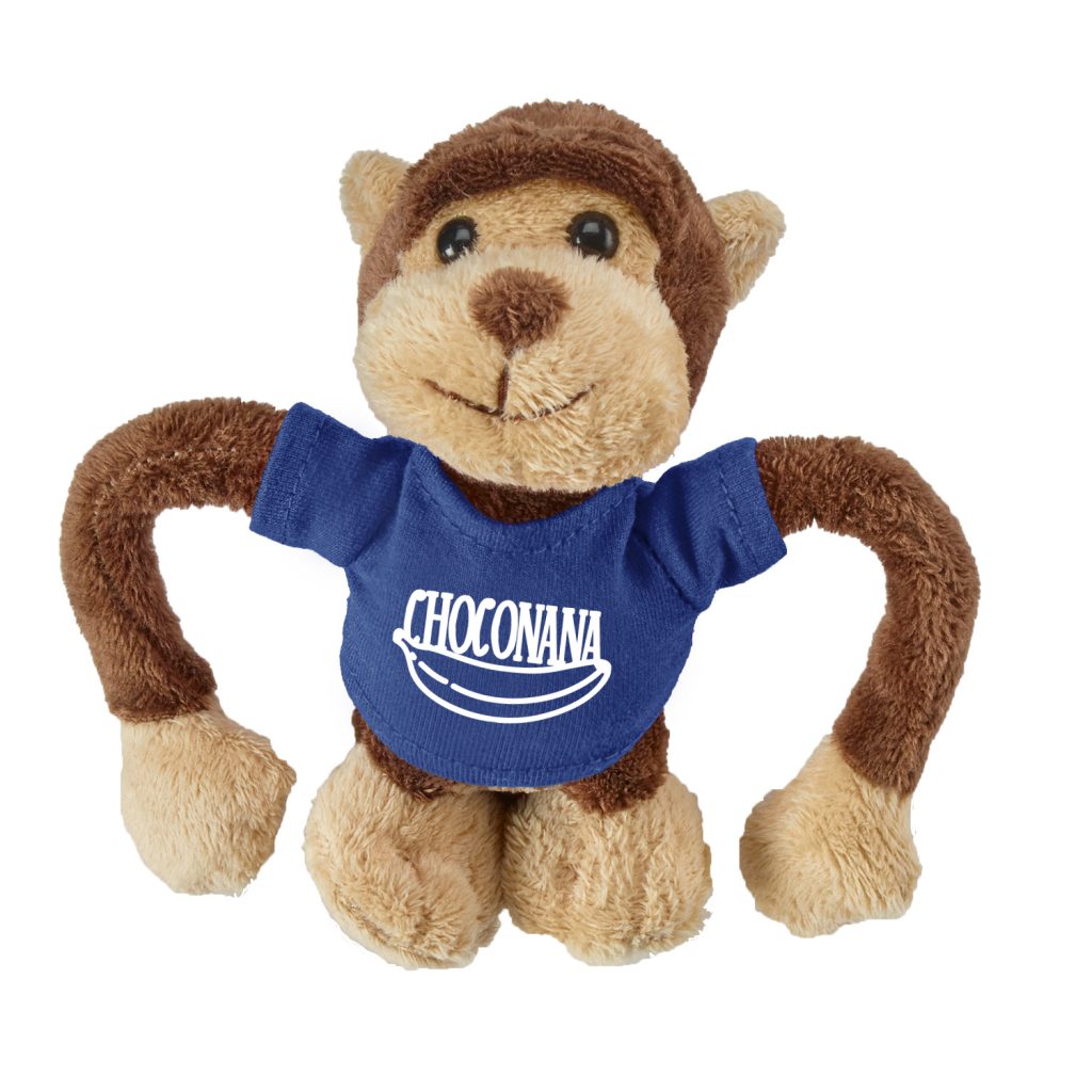 Pulley Pets Monkey Stuffed Animal - 1499442170_6313_blue_pose