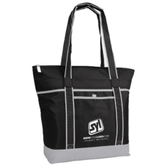 Jumbo 24 Can Cooler Tote Bag - Blackcooler