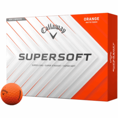 Callaway® Supersoft Golf Ball - Callaway Supersoft Golf Ball 8211 Matte Orange