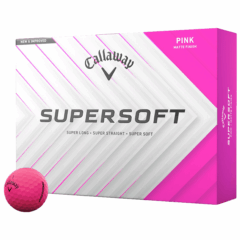 Callaway® Supersoft Golf Ball - Callaway Supersoft Golf Ball 8211 Matte Pink