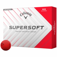 Callaway® Supersoft Golf Ball - Callaway Supersoft Golf Ball 8211 Matte Red