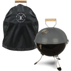 Coleman® Party Ball™ Charcoal Grill With Cover - Coleman_sup_reg-__sup_ Party Ball_sup___sup_ Charcoal Grill With Cover_Black