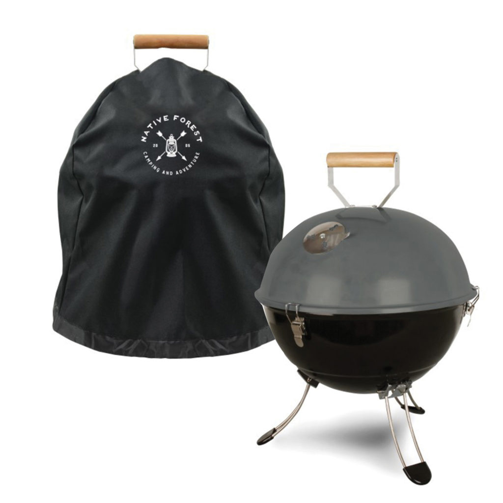 Coleman® Party Ball™ Charcoal Grill With Cover - Colemanreg- PARTY BALLCHARCOAL GRILL WITH COVER_Black