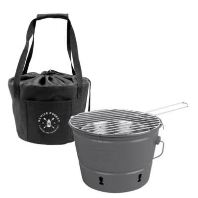 Colemanreg- PARTY PAIL CHARCOAL GRILL WITH CARRYING CASE_Black
