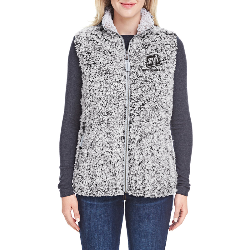 J. America Ladies’ Epic Sherpa Vest - JA8456_CC_z