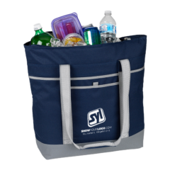 Jumbo 24 Can Cooler Tote Bag - Navycooler