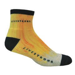 Athletic Quarter Sock with Full Color Imprint - S6DTG-BLK