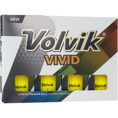 Volvik Vivid Golf Ball - VIVID_YELLOW