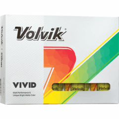 Volvik Vivid Golf Ball - Volvik Vivid Golf Ball 8211 Yellow