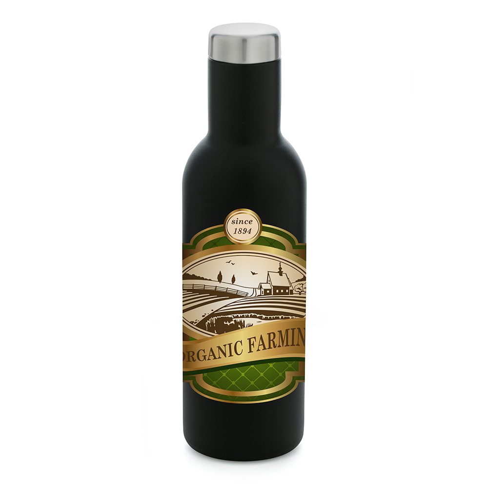 Santa Fe Wine Growler – 25 oz - bw8811-black_1