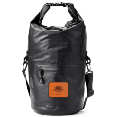 Call of the Wild Water Resistant Drybag – 20L - cotw20ldrybagblackbrandpatch