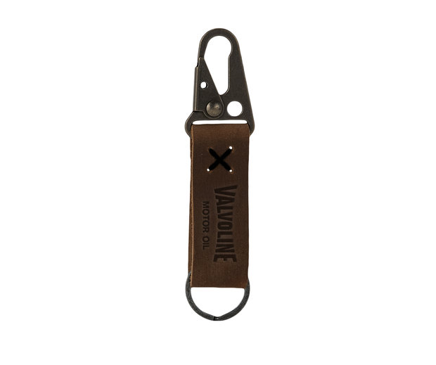 Busker Leather Keychain with Antique Nickel Carabiner - db_file_img_20633_620x519
